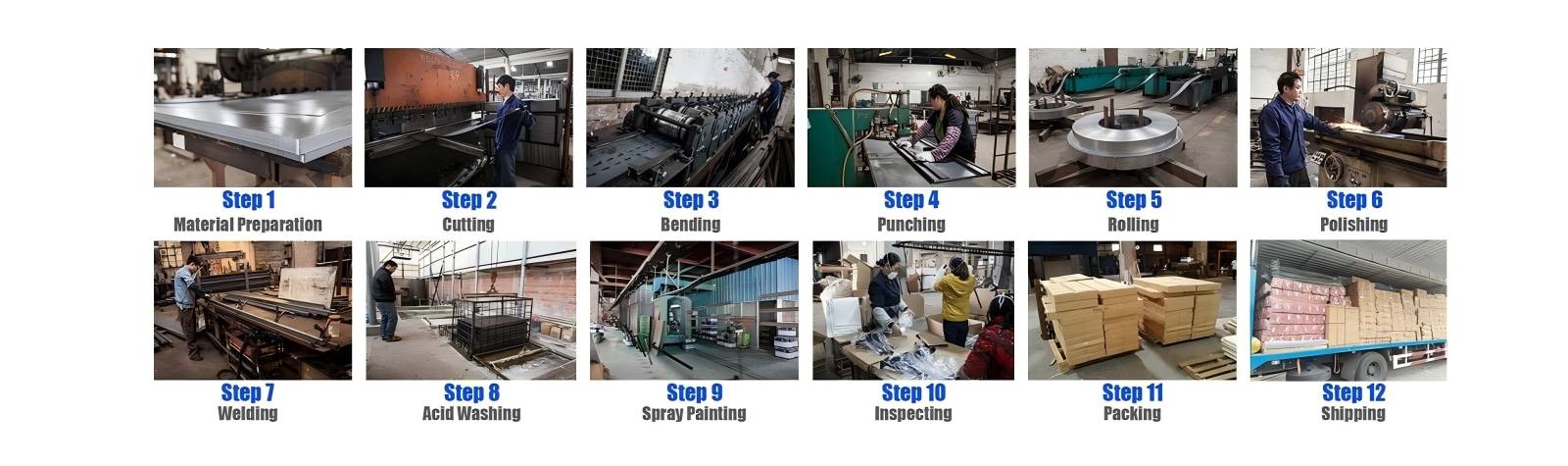 Robotic welding process in KINSTO factory