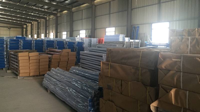 Automated pallet rack manufacturing