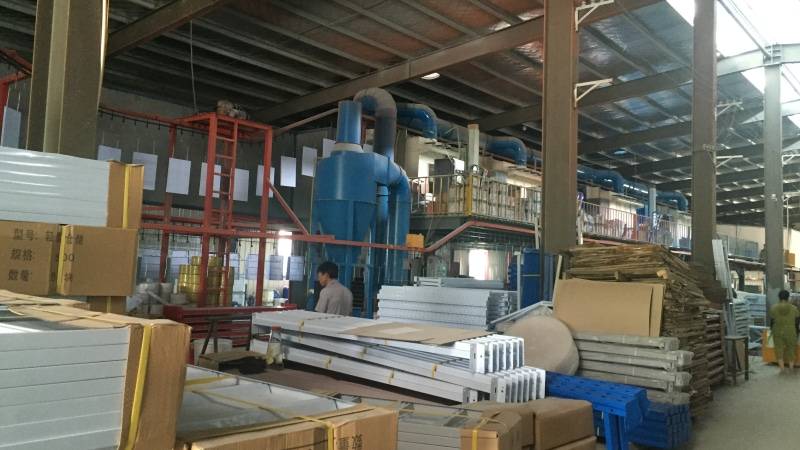 Automated pallet rack manufacturing